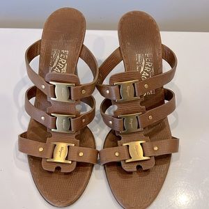 Salvatore Ferragamo Heel Sandals 8.5 B